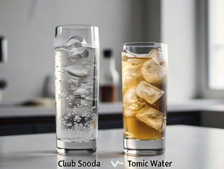 Club Soda and Tonic Water