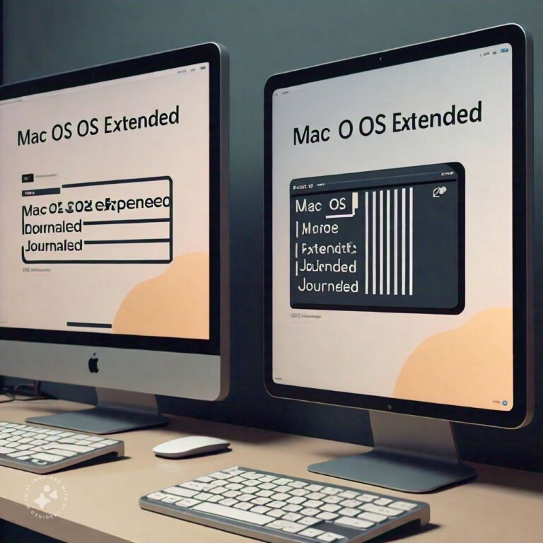 Mac OS Extended and Mac OS Extended Journaled