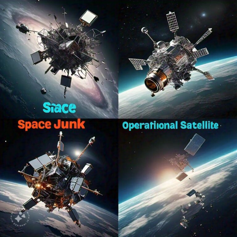 Space Junk and Operational Satellites