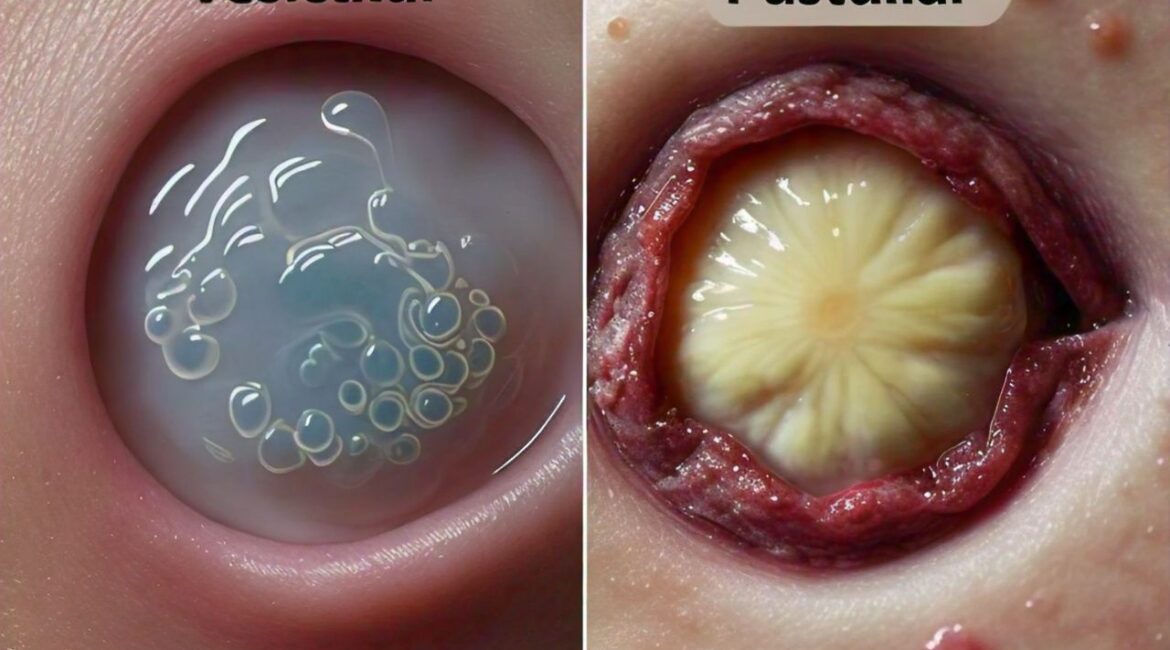 Vesicular and Pustular Skin Lesions