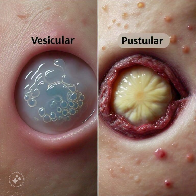 Vesicular and Pustular Skin Lesions