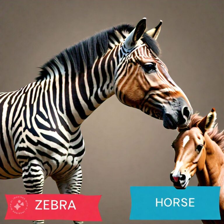 Zebra and Horse